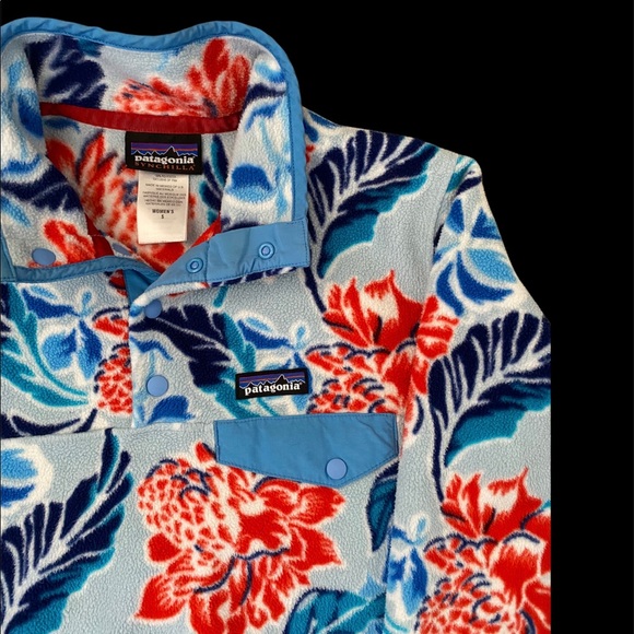 Patagonia Synchilla Lightweight Snap-T Pullover Jacket in Manoa dusk blue small - Picture 3 of 3